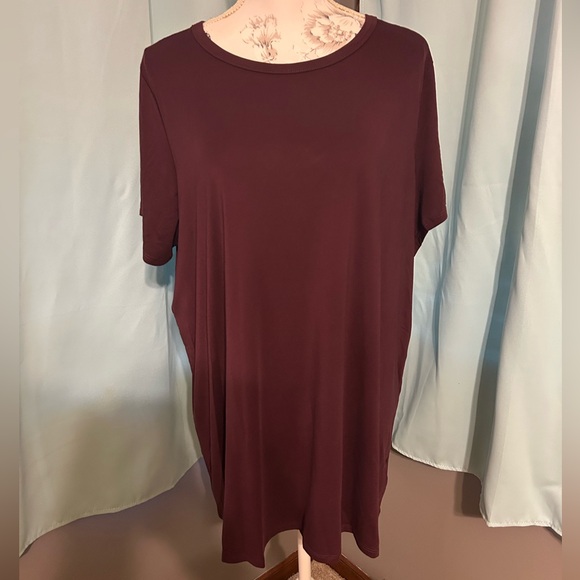 Torrid Sand Wash Modal Crew Neck Tee - Picture 2 of 6